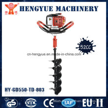 Petrol Earth Hand Auger Ground Drill 52cc